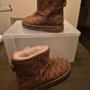 UGG Brown Logo Boots